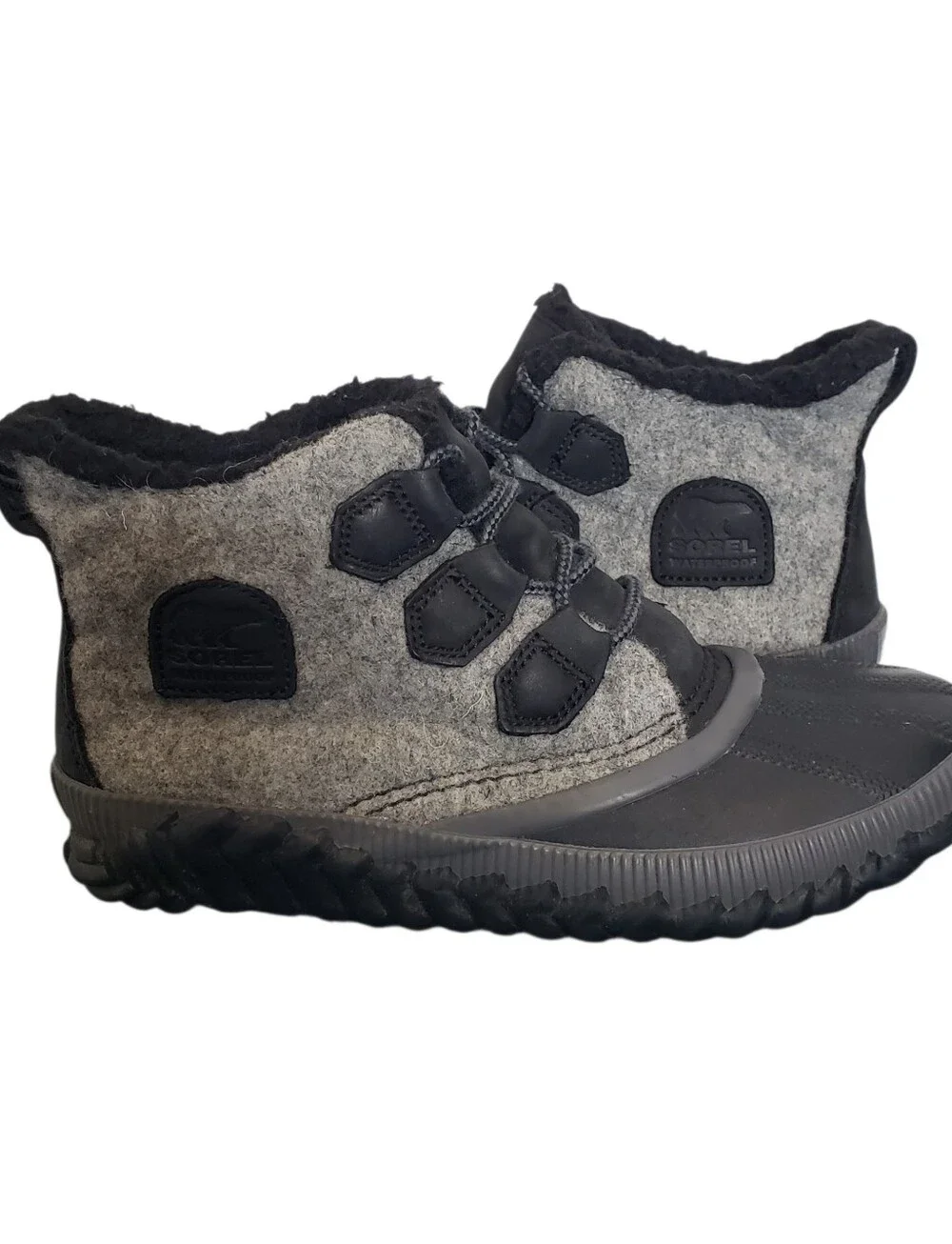 Sorel Women’s Out n About Plus Wool Insulated Waterproof Duck Boots Size 7.5